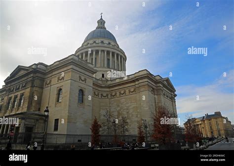 Street view at the Pantheon - Paris, France Stock Photo - Alamy