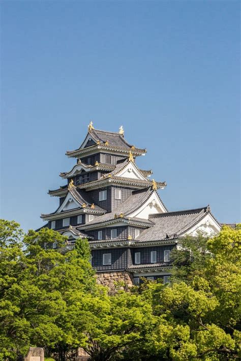 Okayama castle stock photo. Image of history, japan, castle - 31075484