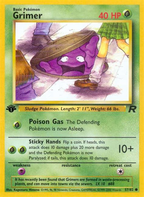 Grimer 57 (Team Rocket 2000) Pokemon Card