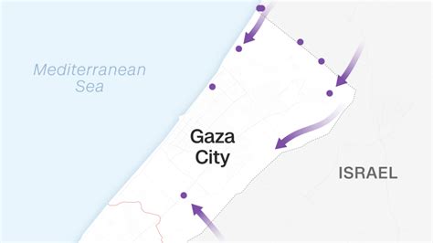 Map of Israel’s ground operation in Gaza and IDF’s movements