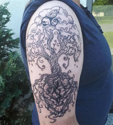 Top 50 Best Yggdrasil Tattoo Ideas [2021 Inspiration Guide] - Norse ...