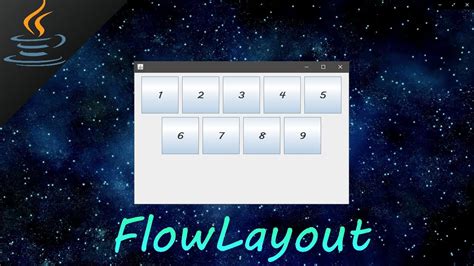 Java FlowLayout 🌊 - YouTube