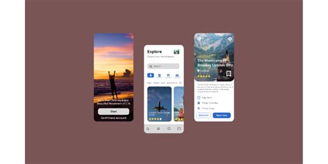 Travel App UI Design | Figma