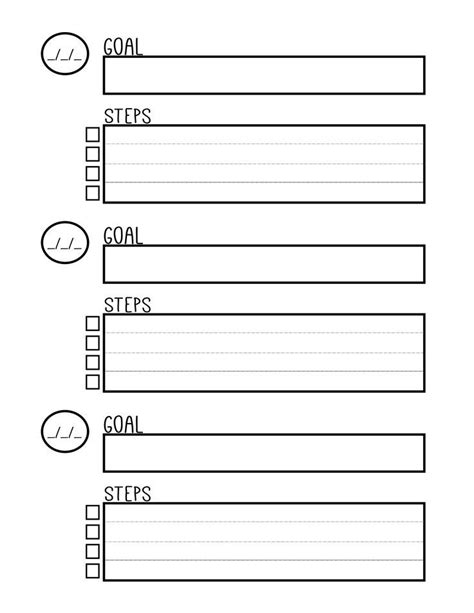 Plan and Achieve with a Free Printable Goal Setting Worksheet