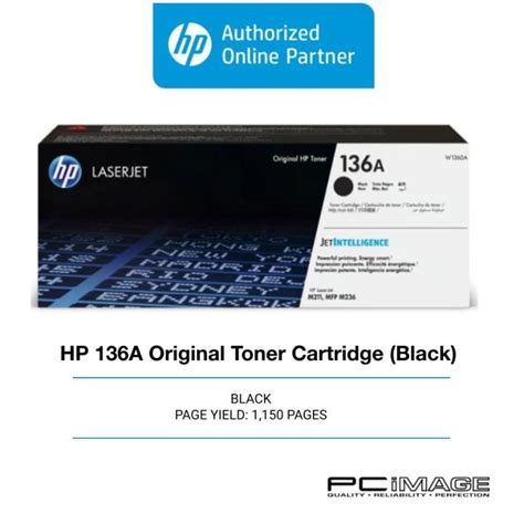 HP 136A Black Original LaserJet Toner Cartridge | Lazada