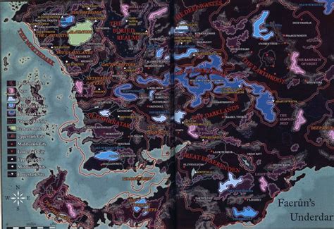 Faerun's Underdark (Forgotten Realms campaign setting) | Fantasy world map, Fantasy map ...