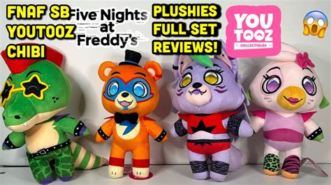 Fnaf Security Breach Chibi Youtooz Plushies Full Set Of Review | The Best Porn Website