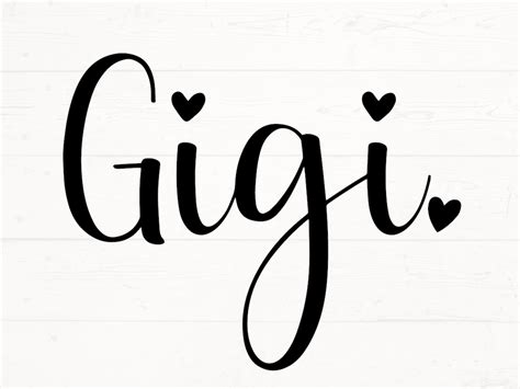 Gigi SVG, Gigi Shirt Design, Gigi PNG, Gigi Shirt Svg - Etsy