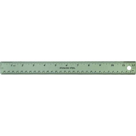 12 In. Stainless Steel Ruler