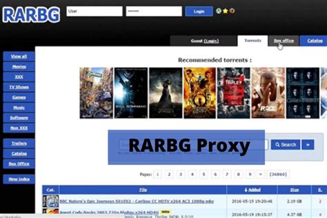 RARBG Proxy (2023) | Download Latest Movies (UPDATED)