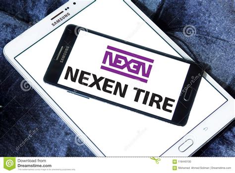 Nexen Tire company logo editorial image. Image of mobile - 116440100