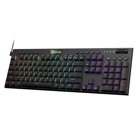 Buy Redragon K619 Horus RGB Mechanical Keyboard, Ultra-Thin Designed ...