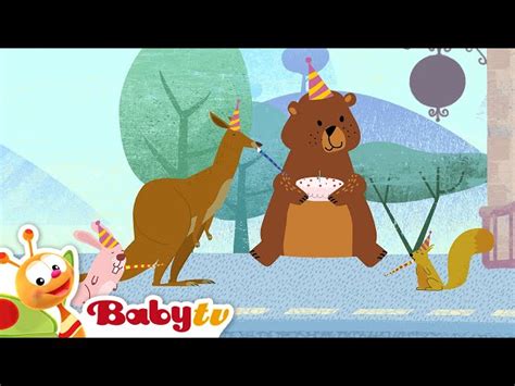 The Animal Train 🦓 🐻 🦘 | Numbers for Kids | Kids Cartoon | @BabyTV ...