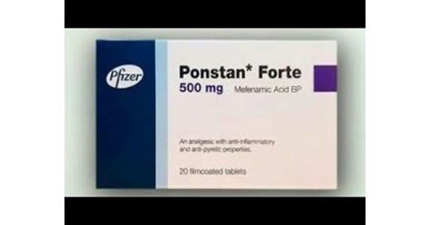 Ponstan Forte 500mg 20 tablets - Ponstan Forte 500mg 20 tablets Medicine | AllBrandMeds