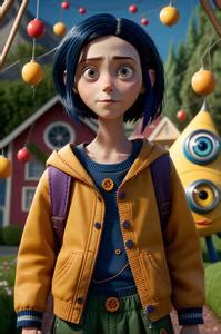 Coraline Jones Outfit Face Swap ID:2506209