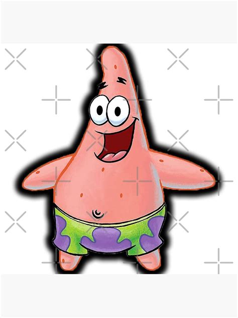 "Patrick Star Meme" Poster for Sale by martimmendes | Redbubble