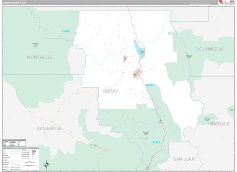 Maps of Ouray County Colorado - marketmaps.com