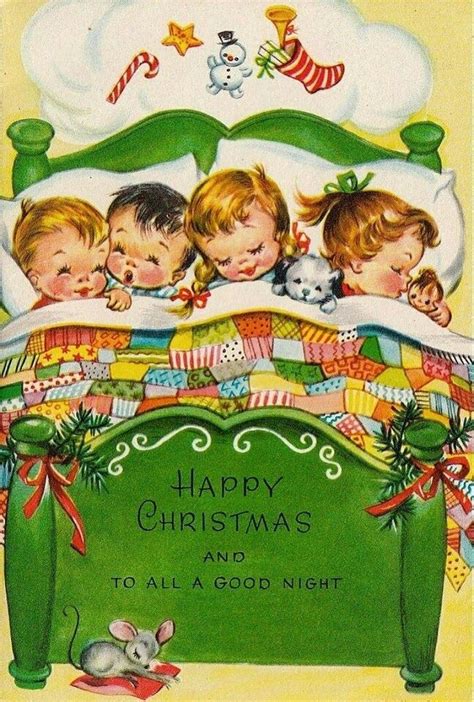 1000+ images about Vintage Christmas Cards on Pinterest | Vintage ...