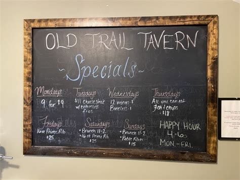 OLD TRAIL TAVERN - Updated December 2024 - 30 Photos & 39 Reviews - 120 ...