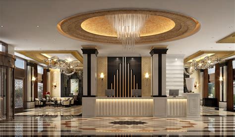 Chinese Modern Wooden Luxury Hotel Lobby Reception Area Furniture ...