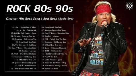 Top Best Rock Playlist Top 20 Rock Songs 80s And 90s