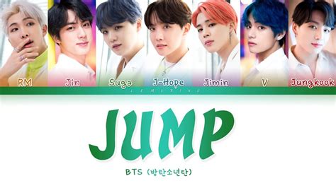 BTS - JUMP (방탄소년단 - JUMP) [Color Coded Lyrics/Han/Rom/Eng/가사] - YouTube