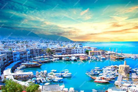 Premium Photo | Beautiful view of the Kyrenia Bay in Kyrenia (Girne), North Cyprus