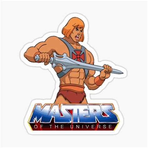 "Masters Of The Universe - Logo - Clean" Sticker for Sale by AbagailLittel | Redbubble