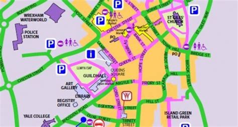 New Wrexham Town Centre Map - Wrexham.com