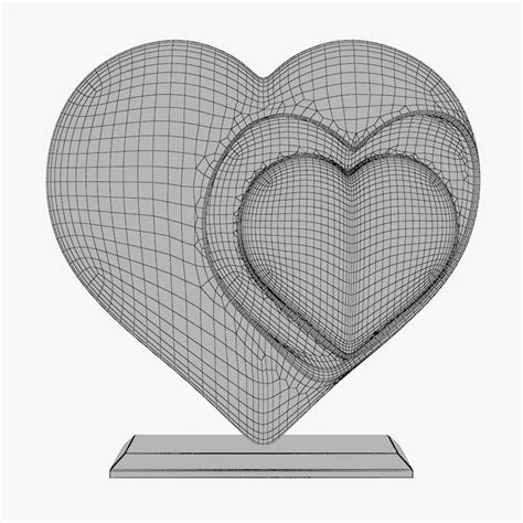 Heart Sculpture Love 3D Model $19 - .stl .obj .max .fbx .3ds - Free3D