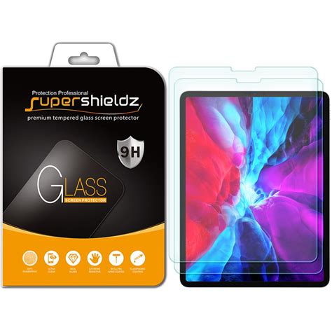 [2-Pack] Supershieldz for Apple iPad Pro 12.9 inch (2020) Tempered ...