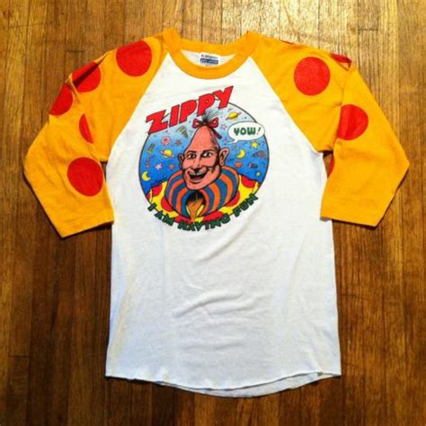 Vintage 1980’s Zippy The Pinhead comic strip raglan t-shirt | Defunkd