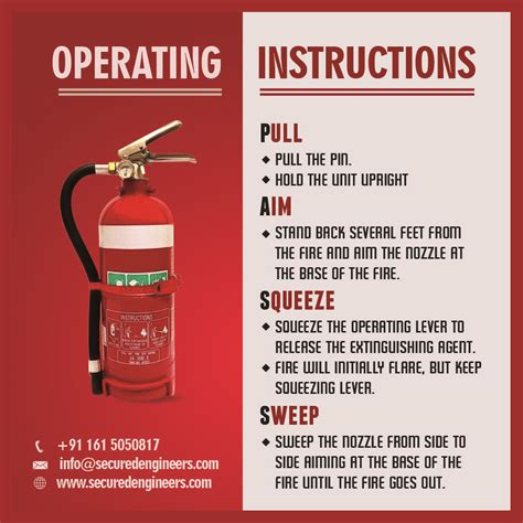 Step by Step information about, How to use Fire Extinguishers? | Fire extinguisher, Extinguisher ...