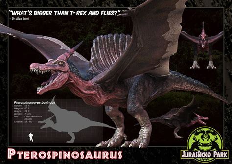 03 Pterospinosaurus by LDN-RDNT | Jurassic park poster, Prehistoric ...