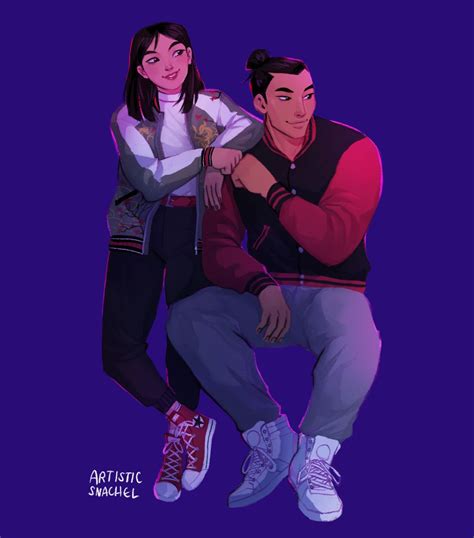 Mulan and Li Shang Fan Art | Disney Princess Art