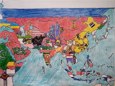 Kaiserreich Flag Map