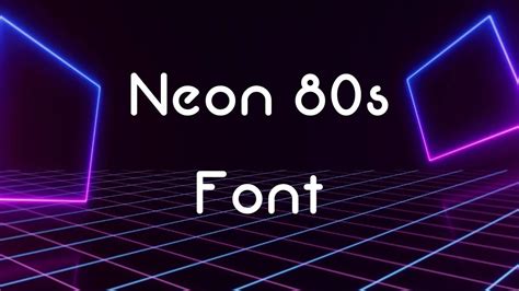 Neon 80s Font Free Download