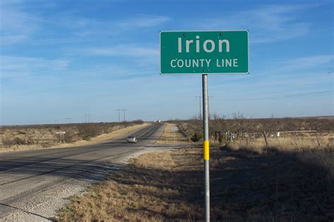 Irion County Line | Entering Irion County from Reagan County… | Flickr - Photo Sharing!