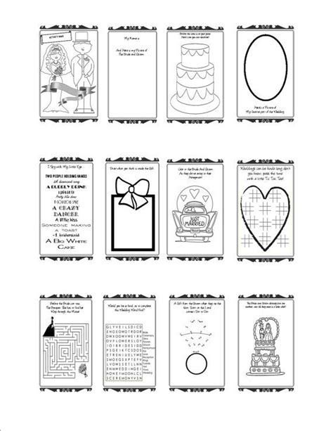 89 best images about Kid's Wedding Activity Books on Pinterest ...