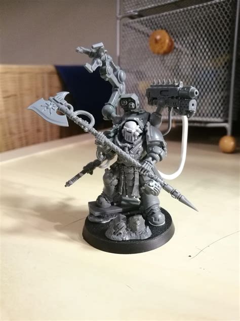 WIP Iron Warriors Warpsmith conversion. : r/IronWarriors