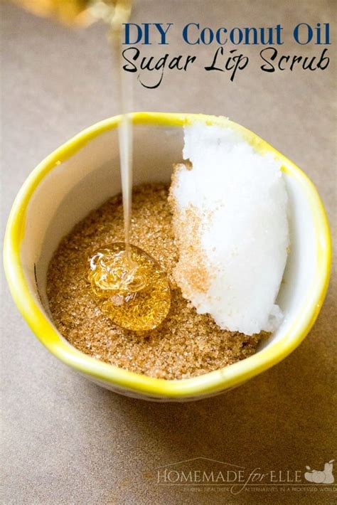 DIY Brown Sugar Lip Scrub