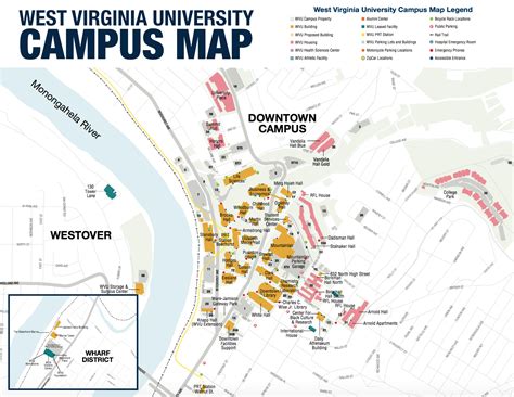 Grab a Downtown campus map to see one of our three campuses in Morgantown! | Tour WVU ...