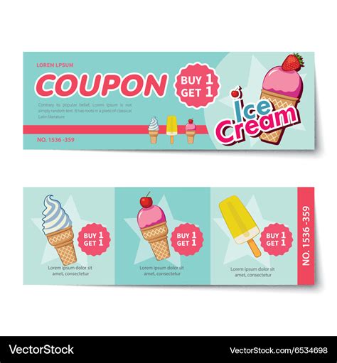 Ice Cream Coupons Printable