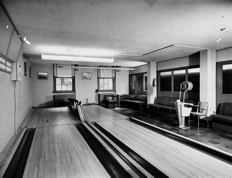 Long view of the bowling alley in the White House | Harry S. Truman