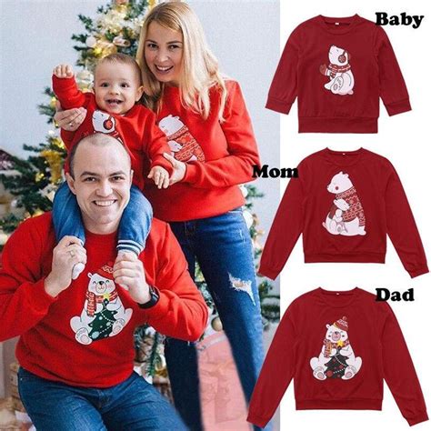 Family Xmas Sweater Set | Matching family outfits, Sweater set, Kids sweatshirt