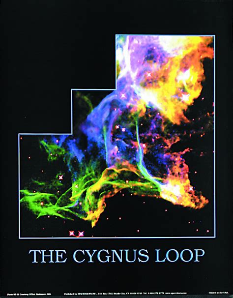 Cygnus Loop Poster | Spaceshots, LLC