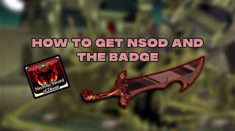 AQW | HOW TO GET NECROTIC SWORD OF DOOM(NSOD) + HOW TO GET NSOD BADGE ...