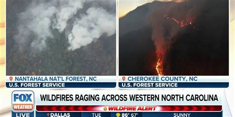 North Carolina fire activity fueled by drought | Latest Weather Clips ...