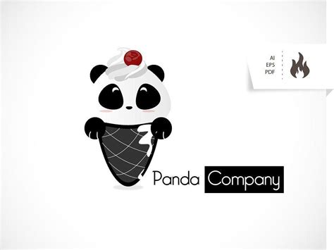 Cute Panda Logo - LogoDix