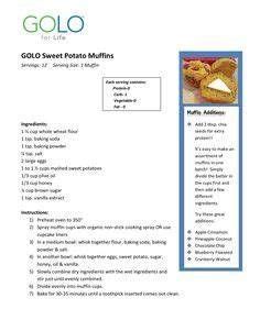 Golo Recipes, Sweet Potato Muffins, Egg Breakfast, Food Pin, Cake Pops ...